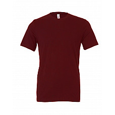 Maroon Canvas Unisex Jersey Short Sleeve Tee