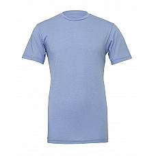 Heather Blue Unisex Heather Jersey Short Sleeve Tee