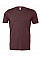 Heather Maroon Unisex Heather Jersey Short Sleeve Tee