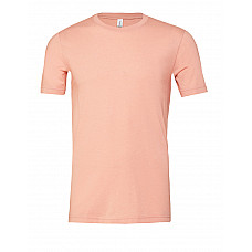 Heather Peach Unisex Heather Jersey Short Sleeve Tee