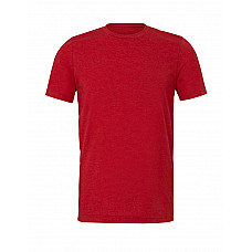 Heather Red Unisex Heather Jersey Short Sleeve Tee