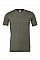 Heather Military Green Unisex Heather Jersey Short Sleeve Tee