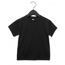 Black Toddler Jersey Short Sleeve Tee