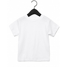 White Toddler Jersey Short Sleeve Tee