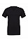 Black Canvas Unisex Jersey Short Sleeve V-Neck Tee