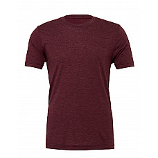 Maroon Triblend Canvas Unisex Triblend Short Sleeve Tee