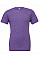 Purple Triblend Canvas Unisex Triblend Short Sleeve Tee