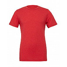 Red Triblend Canvas Unisex Triblend Short Sleeve Tee