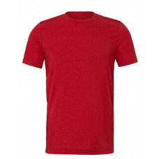 Solid Red Triblend Canvas Unisex Triblend Short Sleeve Tee