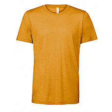 Mustard Triblend Canvas Unisex Triblend Short Sleeve Tee