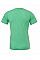 Green Triblend Canvas Unisex Triblend Short Sleeve V-Neck Tee