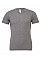 Grey Triblend Canvas Unisex Triblend Short Sleeve V-Neck Tee