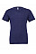 Navy Triblend Canvas Unisex Triblend Short Sleeve V-Neck Tee