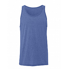 Blue Triblend Canvas Unisex Jersey Tank