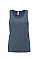 Heather Navy Blue Canvas Unisex Jersey Tank