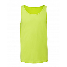 Neon Yellow Canvas Unisex Jersey Tank