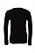 Black Unisex Jersey Long Sleeve Tee