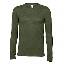 Military Green Unisex Jersey Long Sleeve Tee