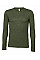 Military Green Unisex Jersey Long Sleeve Tee