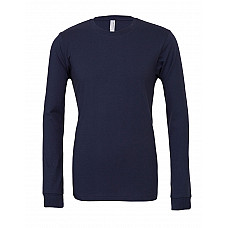 Navy Unisex Jersey Long Sleeve Tee