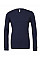 Navy Unisex Jersey Long Sleeve Tee