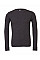 Dark Grey Heather Unisex Heather CVC Jersey Long Sleeve Tee