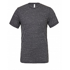 Charcoal Marble Canvas Unisex Polycotton Short Sleeve Tee