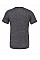 Charcoal Marble Canvas Unisex Polycotton Short Sleeve Tee