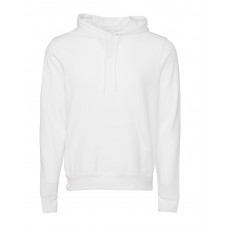 DTG White Canvas Unisex Poly-Cotton Fleece Pullover Hoodie