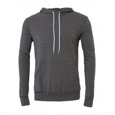 Deep Heather Canvas Unisex Poly-Cotton Fleece Pullover Hoodie