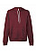 Maroon Canvas Unisex Poly-Cotton Fleece Pullover Hoodie