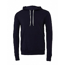 Navy Canvas Unisex Poly-Cotton Fleece Pullover Hoodie