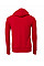 Red Canvas Unisex Poly-Cotton Fleece Pullover Hoodie