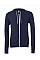 Navy Canvas Unisex Poly-Cotton Fleece Full-Zip Hoodie