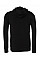 Black Canvas Unisex Poly-Cotton Fleece Full-Zip Hoodie