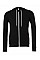 Black Canvas Unisex Poly-Cotton Fleece Full-Zip Hoodie