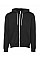 DTG Dark Grey Canvas Unisex Poly-Cotton Fleece Full-Zip Hoodie