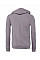 Storm Grey Canvas Unisex Poly-Cotton Fleece Full-Zip Hoodie