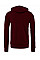 Maroon Canvas Unisex Poly-Cotton Fleece Full-Zip Hoodie