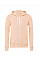 Peach Canvas Unisex Poly-Cotton Fleece Full-Zip Hoodie