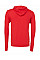 Red Canvas Unisex Poly-Cotton Fleece Full-Zip Hoodie