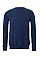 Navy Triblend Canvas Unisex Sponge Fleece Crew Neck Sweatshirt