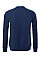 Navy Triblend Canvas Unisex Sponge Fleece Crew Neck Sweatshirt