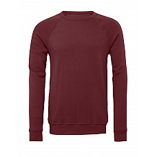 Maroon Canvas Unisex Sponge Fleece Crew Neck Sweatshirt