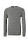 Grey Triblend Canvas Unisex Sponge Fleece Crew Neck Sweatshirt