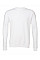 White Unisex Drop Shoulder Fleece