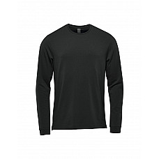 Black Men's Pure Earth Montebello Performance Long Sleeve Tee