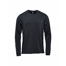 Charcoal Heather Men's Pure Earth Montebello Performance Long Sleeve Tee