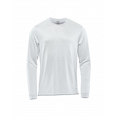 White Men's Pure Earth Montebello Performance Long Sleeve Tee