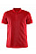 Bright Red Men's Core Unify Polo Shirt